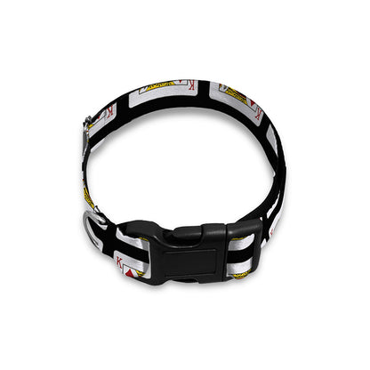 King Of Diamonds Pattern Print Dog Collar
