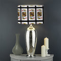King Of Diamonds Pattern Print Drum Lamp Shade