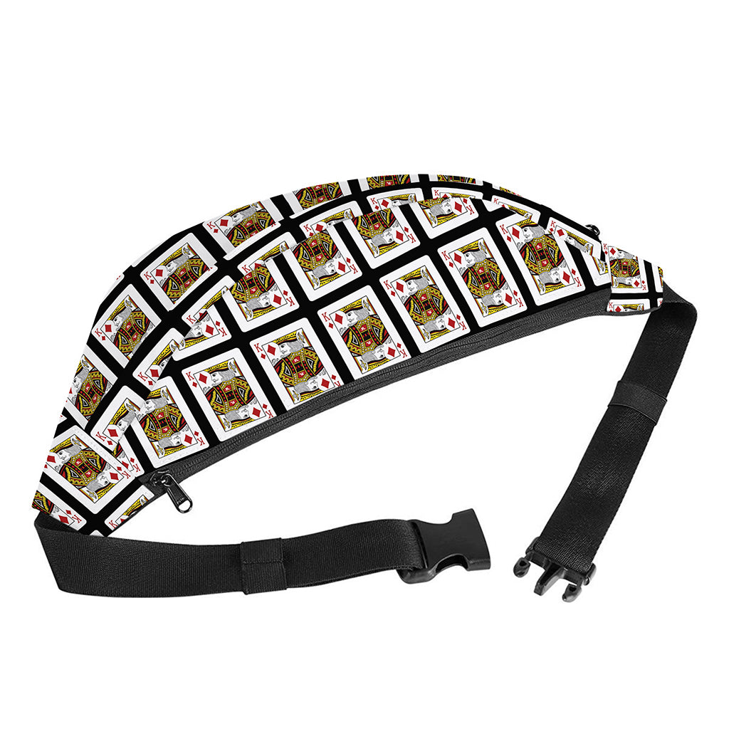 King Of Diamonds Pattern Print Fanny Pack
