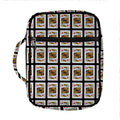 King Of Diamonds Pattern Print Front Pocket Bible Bag
