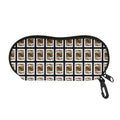 King Of Diamonds Pattern Print Glasses Case