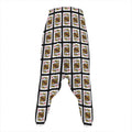 King Of Diamonds Pattern Print Hammer Pants