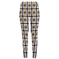 King Of Diamonds Pattern Print High-Waisted Pocket Leggings