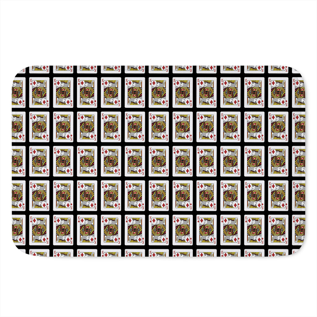 King Of Diamonds Pattern Print Indoor Door Mat
