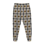 King Of Diamonds Pattern Print Jogger Pants