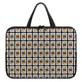 King Of Diamonds Pattern Print Laptop Sleeve With Handle