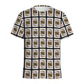 King Of Diamonds Pattern Print Men's Athletic T-Shirt