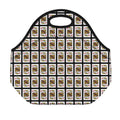 King Of Diamonds Pattern Print Neoprene Lunch Bag
