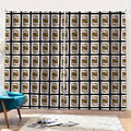King Of Diamonds Pattern Print Pencil Pleat Curtains
