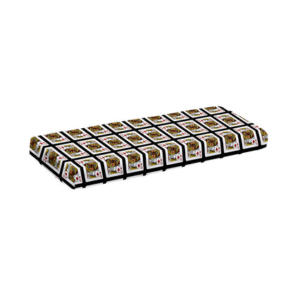 King Of Diamonds Pattern Print Piano Keyboard Cover