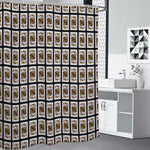 King Of Diamonds Pattern Print Premium Shower Curtain
