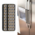 King Of Diamonds Pattern Print Refrigerator Handle Covers