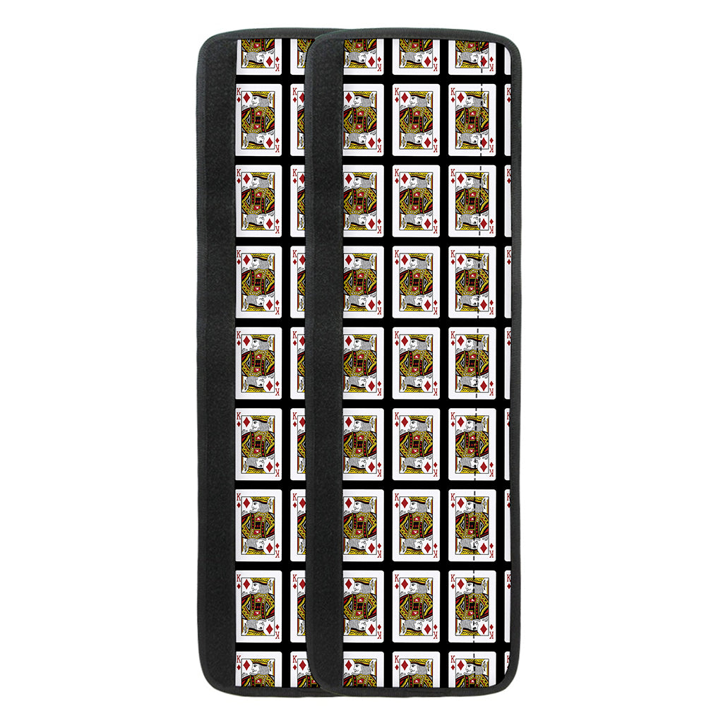King Of Diamonds Pattern Print Refrigerator Handle Covers