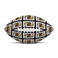 King Of Diamonds Pattern Print Rugby Ball