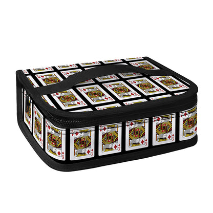 King Of Diamonds Pattern Print Small Lunch Bag