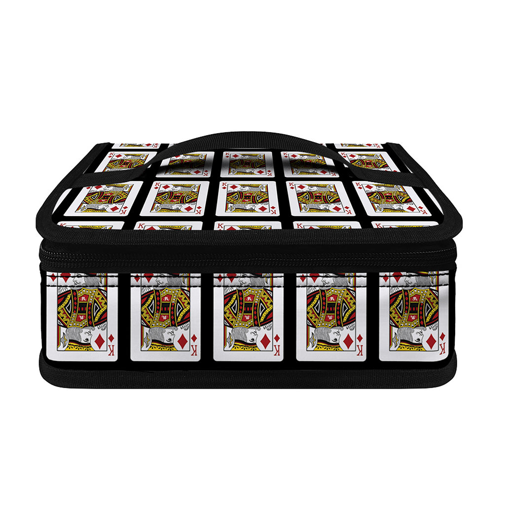 King Of Diamonds Pattern Print Small Lunch Bag
