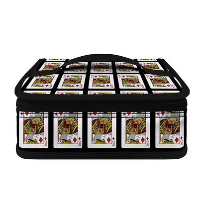 King Of Diamonds Pattern Print Small Lunch Bag