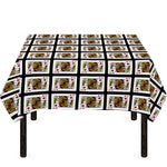 King Of Diamonds Pattern Print Tablecloth