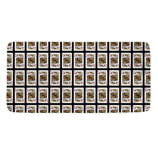 King Of Diamonds Pattern Print Towel