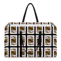 King Of Diamonds Pattern Print Utility Tote Bag