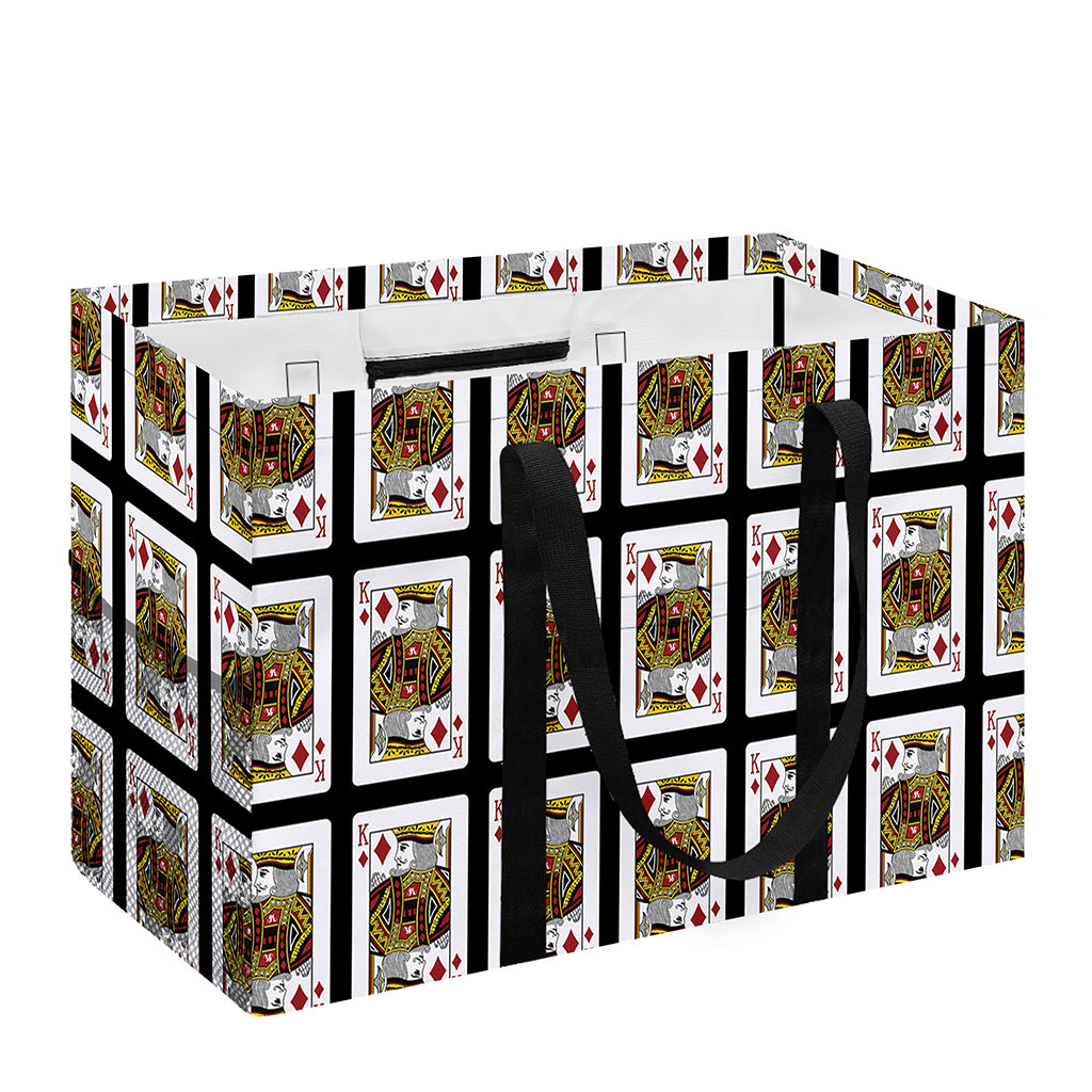 King Of Diamonds Pattern Print Utility Tote Bag
