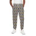 King Of Diamonds Pattern Print Cotton Sweatpants