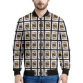 King Of Diamonds Pattern Print Men's Bomber Jacket