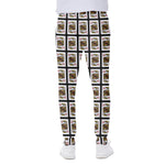 King Of Diamonds Playing Card Pattern Print Scuba Joggers