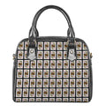 King Of Diamonds Pattern Print Shoulder Handbag