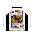 King Of Diamonds Playing Card Print Adjustable Apron