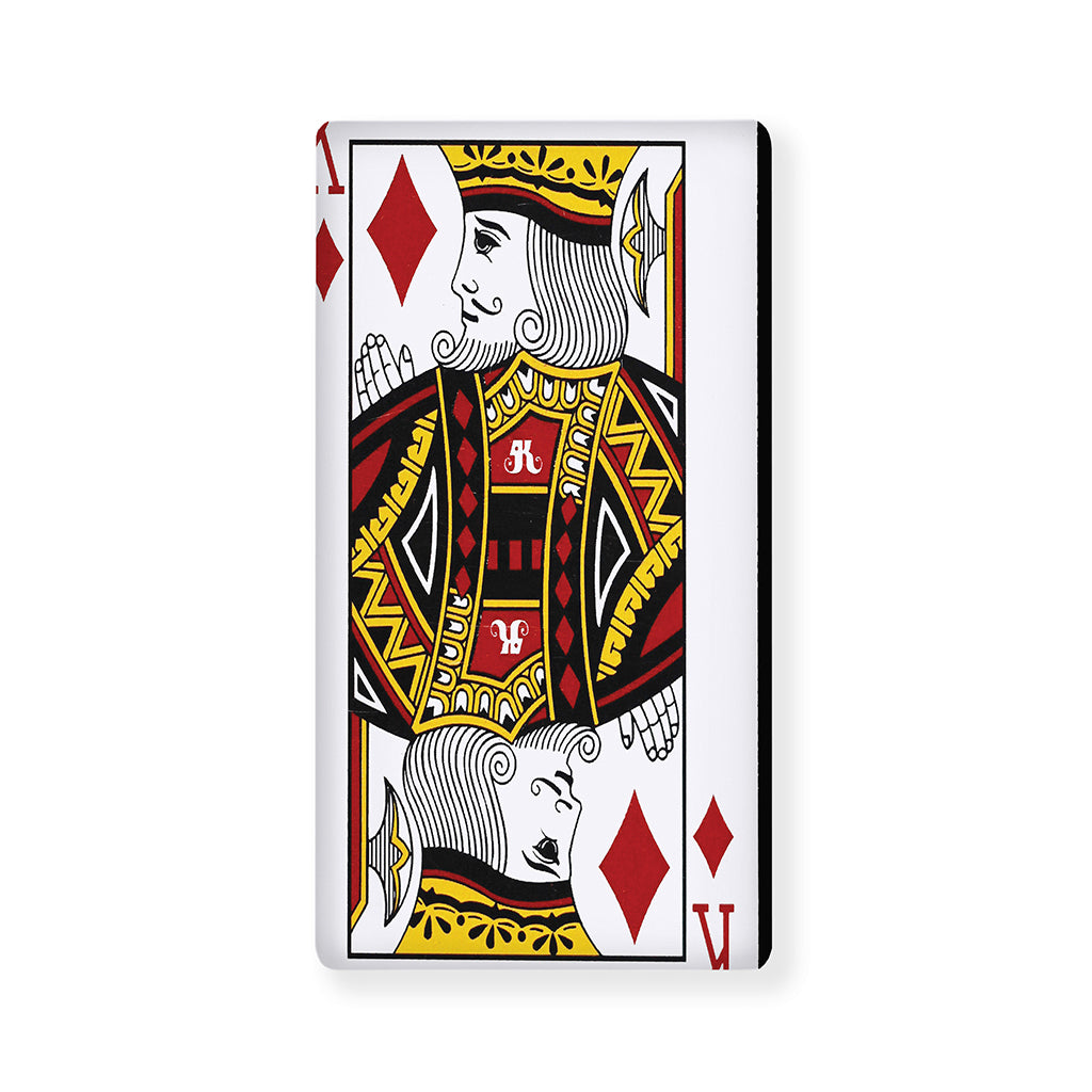 King Of Diamonds Playing Card Print Baby Crib Sheet