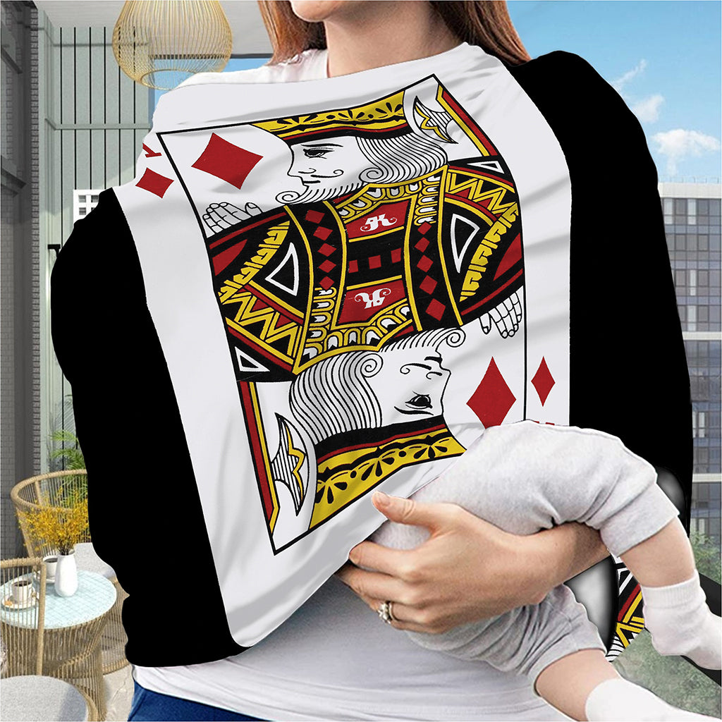 King Of Diamonds Playing Card Print Baby Seat Cover