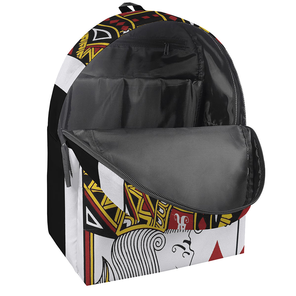 King Of Diamonds Playing Card Print Backpack