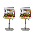 King Of Diamonds Playing Card Print Bar Stool Covers