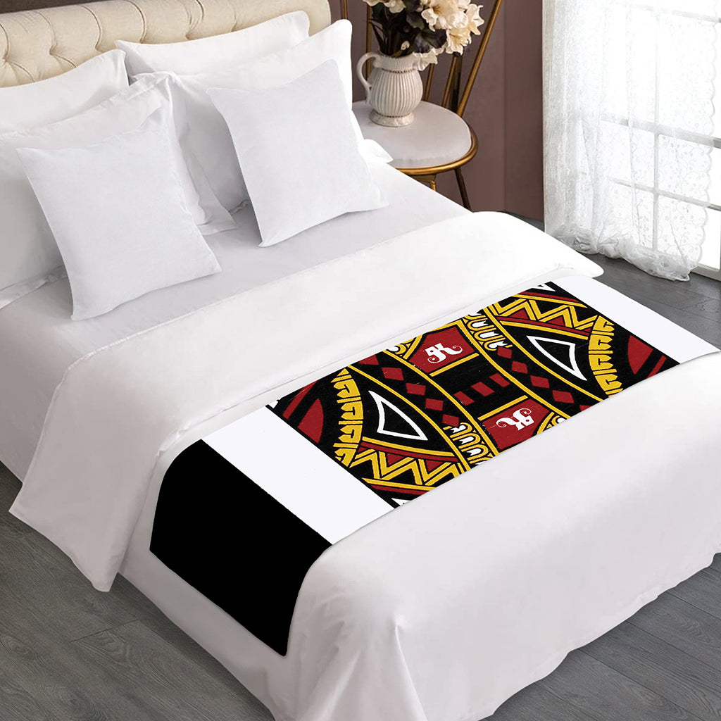 King Of Diamonds Playing Card Print Bed Runner
