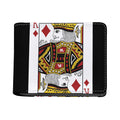 King Of Diamonds Playing Card Print Bifold Wallet