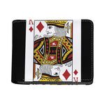 King Of Diamonds Playing Card Print Bifold Wallet
