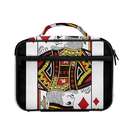 King Of Diamonds Playing Card Print Briefcase Bible Bag