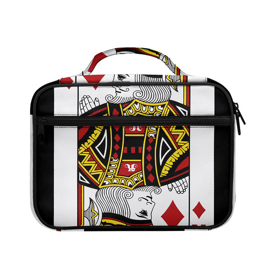 King Of Diamonds Playing Card Print Briefcase Bible Bag
