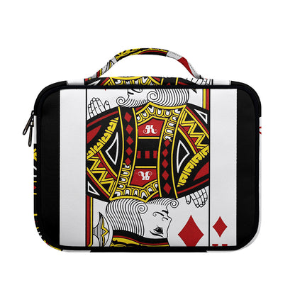 King Of Diamonds Playing Card Print Briefcase Bible Bag
