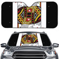 King Of Diamonds Playing Card Print Car Windshield Sun Shade