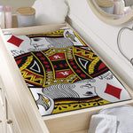 King Of Diamonds Playing Card Print Changing Pad Cover