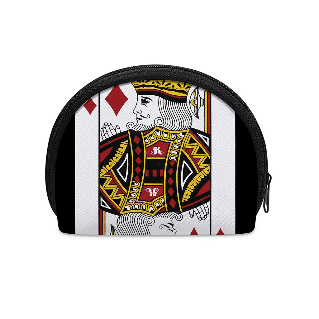 King Of Diamonds Playing Card Print Coin Purse