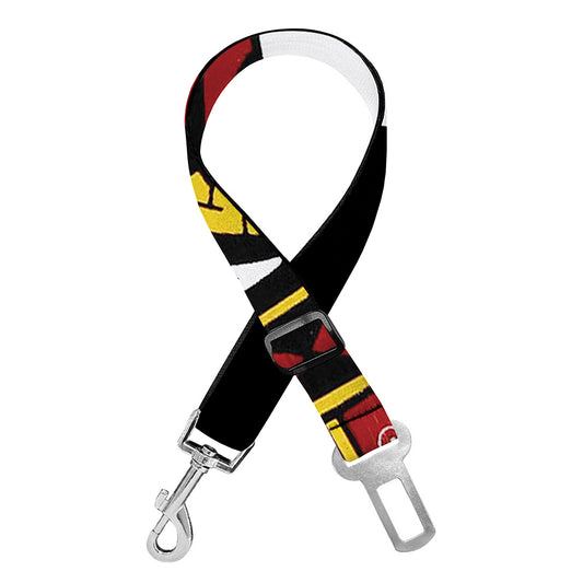 King Of Diamonds Playing Card Print Dog Seat Belt