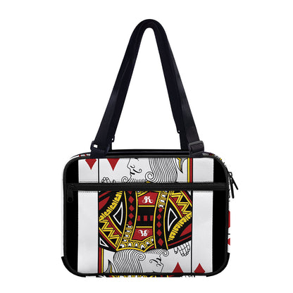 King Of Diamonds Playing Card Print Double Strap Bible Bag
