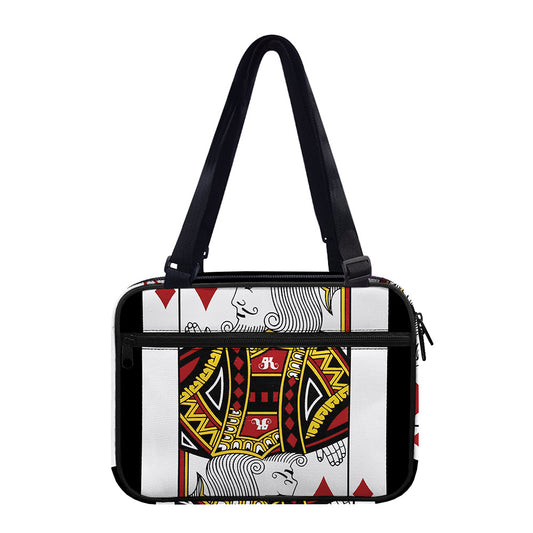 King Of Diamonds Playing Card Print Double Strap Bible Bag