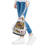 King Of Diamonds Playing Card Print Drawstring Bag