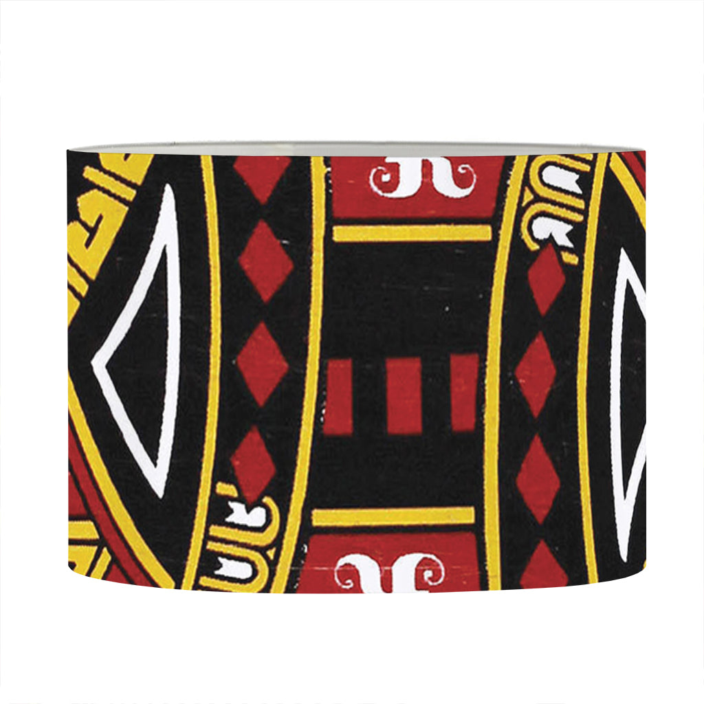 King Of Diamonds Playing Card Print Drum Lamp Shade