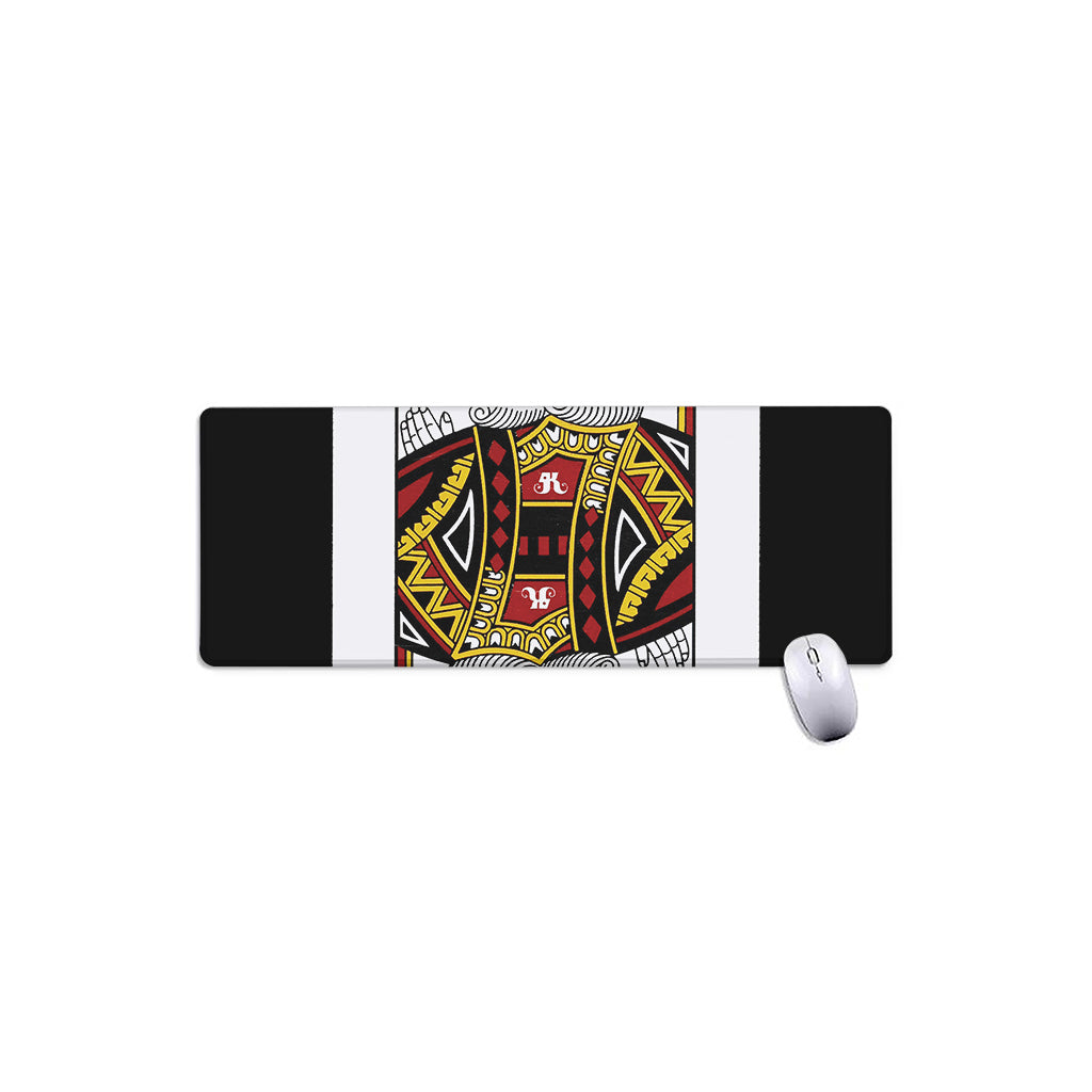 King Of Diamonds Playing Card Print Extended Mouse Pad