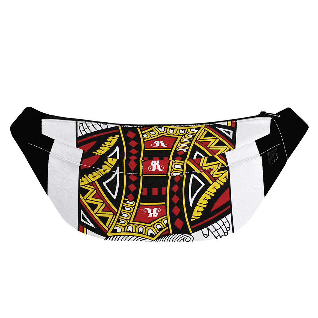 King Of Diamonds Playing Card Print Fanny Pack